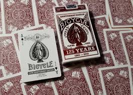 Bicycle Deck 125th Anniversary Edition Burgundy