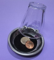Coin Thru Glass Visual Penetration