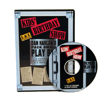 Dan Harlan's Pack Small Play Big - Kids Birthday Show DVD